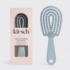 Haze Blue Detangling Flexi Brush - Mini